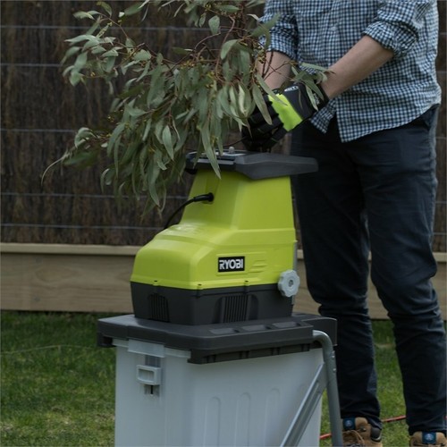 Ryobi™ 2400W Heavy Duty Crushing Electric Shredder Garden Mulcher Wood Chipper - Picture 2 of 2