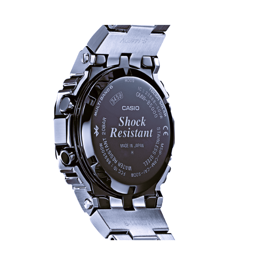 Casio GMW-B5000D-1JF G-Shock Bluetooth Watch Men's Silver JP model