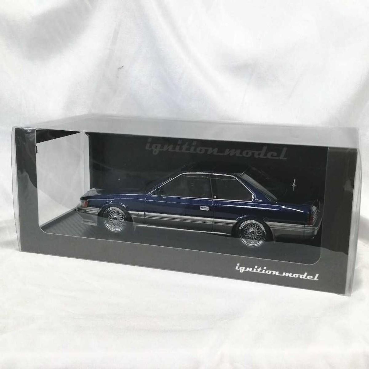 1/18 Ignition Model Nissan Leopard 3.0 Ultima Blue w/ Box From