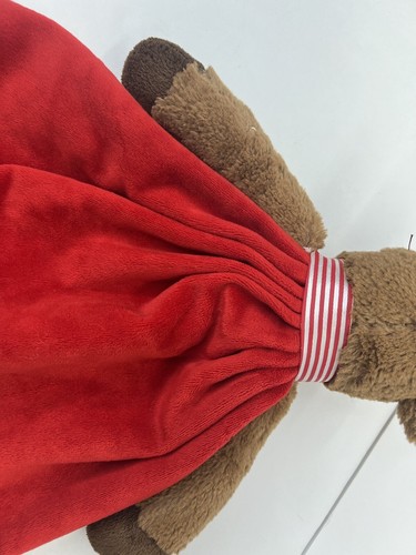 Bearington Baby Coperta di Sicurezza Rossa Lovey Renna di Natale Raso 18 Pollici - Foto 12 di 13