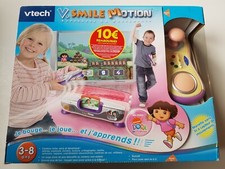 Vtech Console V Smile Motion + Dora L'Exploratrice VF Neuf