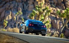 Cars nissan track Desk Mat Stitched