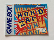 ebay® Auktion 334901132427 | Word Zap Instruction Manual GameBoy Nintendo Game Boy Thumbnail of ebay® auction 334901132427 | Word Zap Instruction Manual GameBoy Nintendo Game Boy