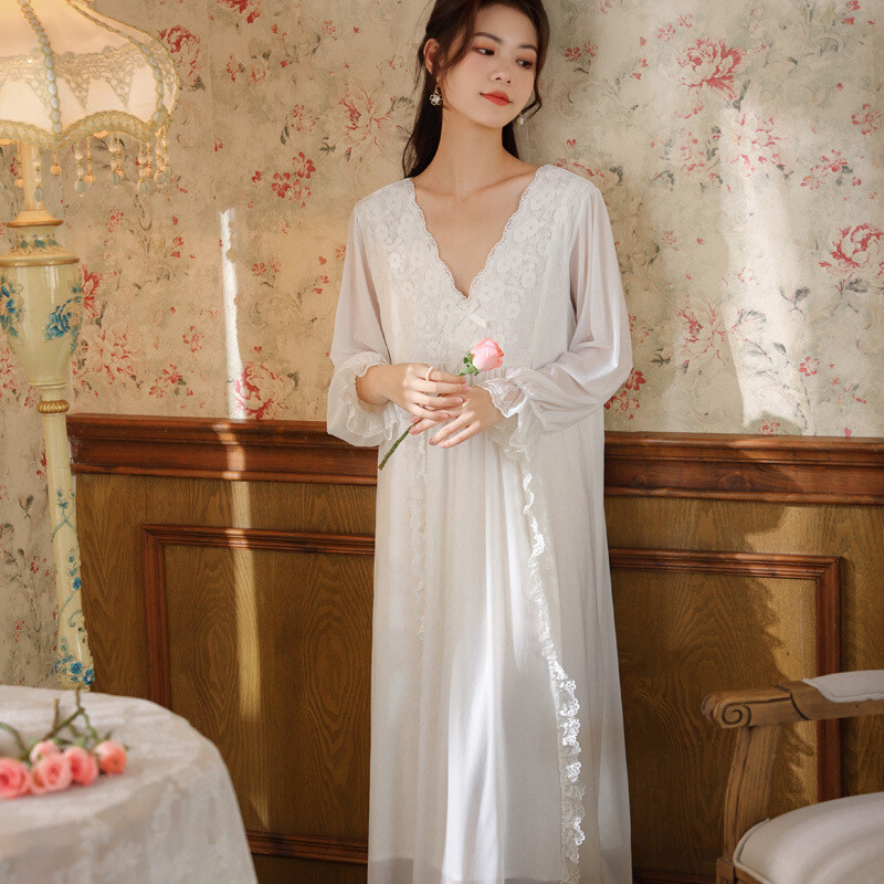 Women Elegant Mesh Lace Swing Maxi Dress A Line V Neck Puff Sleeve Dress Summer Women Elegant Mesh Lace Swing Maxi Dress A Line V Neck Puff Sleeve Dress Summer