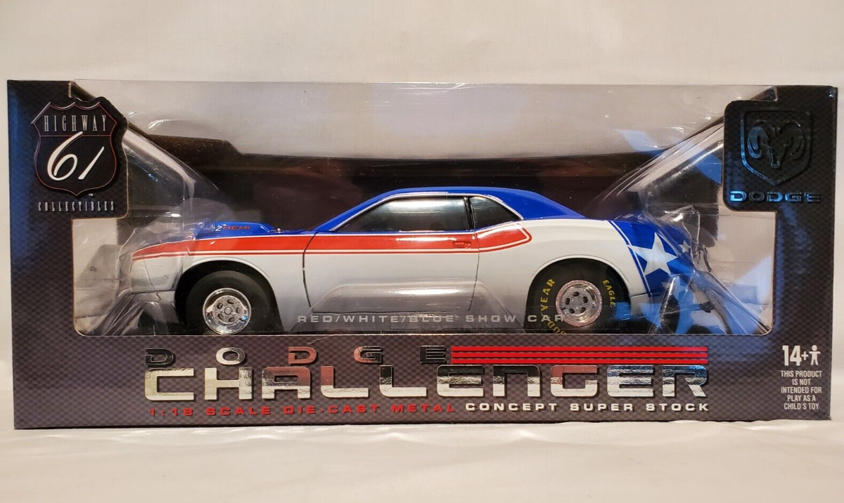 DODGE CHALLENGER CONCEPT SUPER STOCK 392 HEMI 1:18 HWY61