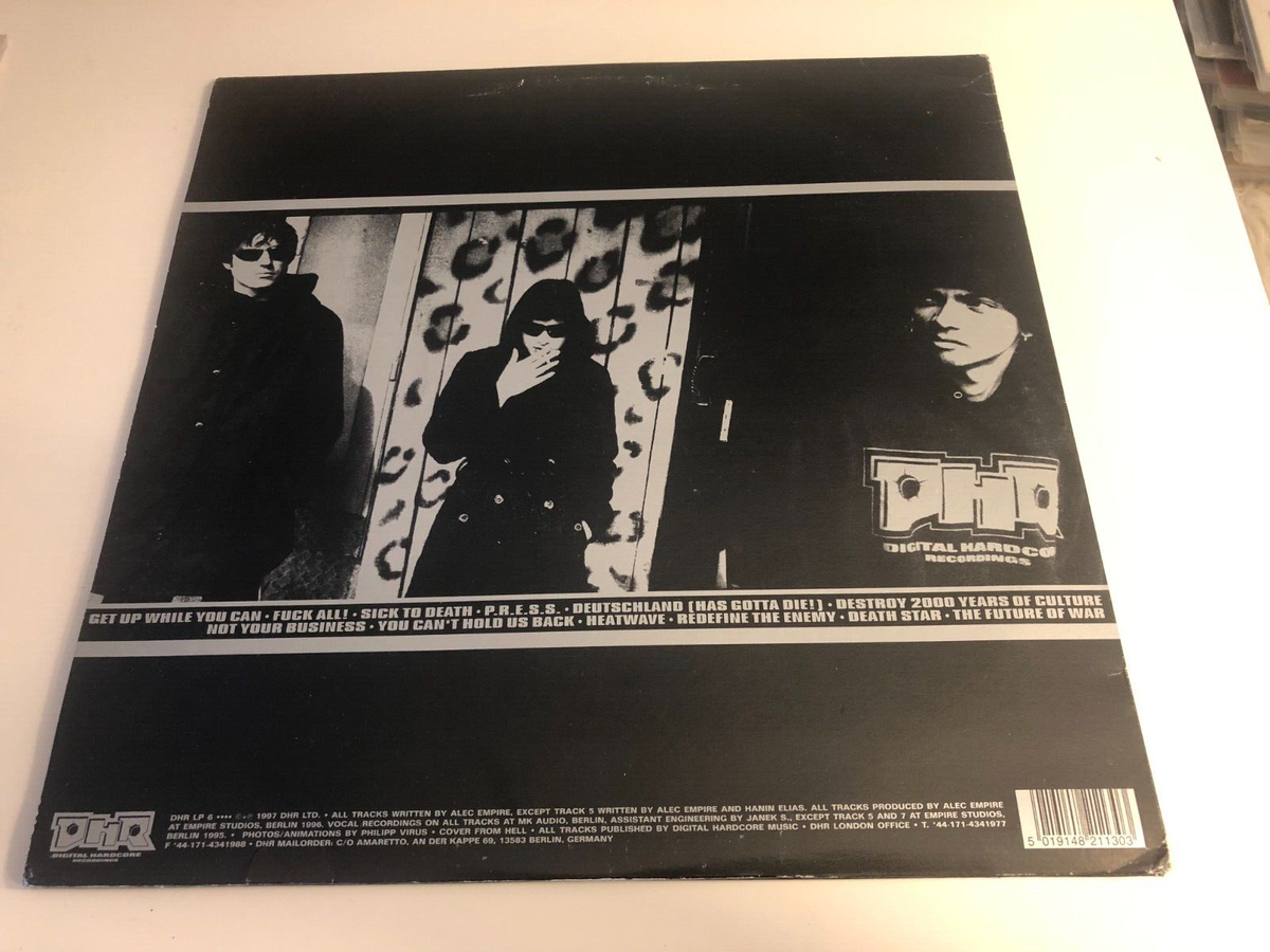 ATARI TEENAGE RIOT THE FUTURE OF WAR LP 1997 RARE DHR DOUBLE VINYL