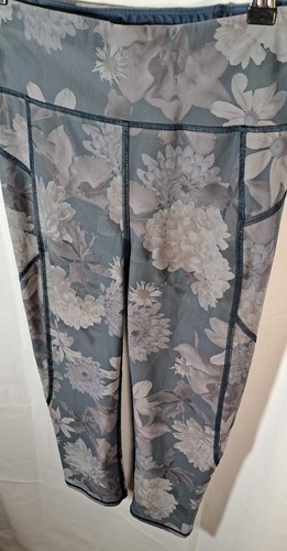 Sweaty Betty Black Floral Stretchy Leggings, Gym, Yoga, UK8 - Picture 2 of 9