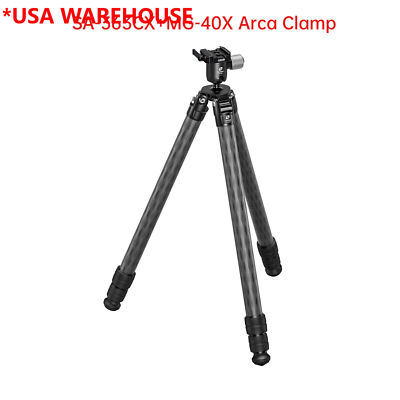 Leofoto SA-363CX+MG-40X Arca Clamp Outdoors Tripod with Ball Head