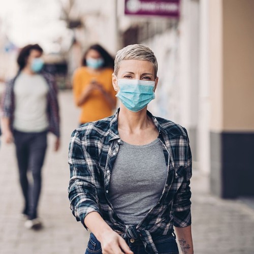 Medic Therapeutics Multipack atmungsaktive Gesichtsmasken für den persönlichen Gebrauch hellblau - Bild 4 von 5