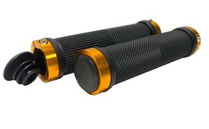 gold mountain bike grips