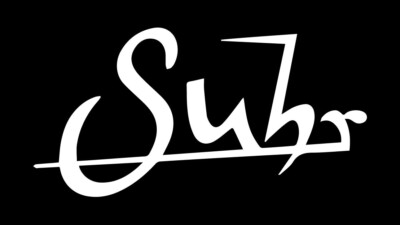 Suhr Guitars Klebeschrift Aufkleber   19 cm weiß