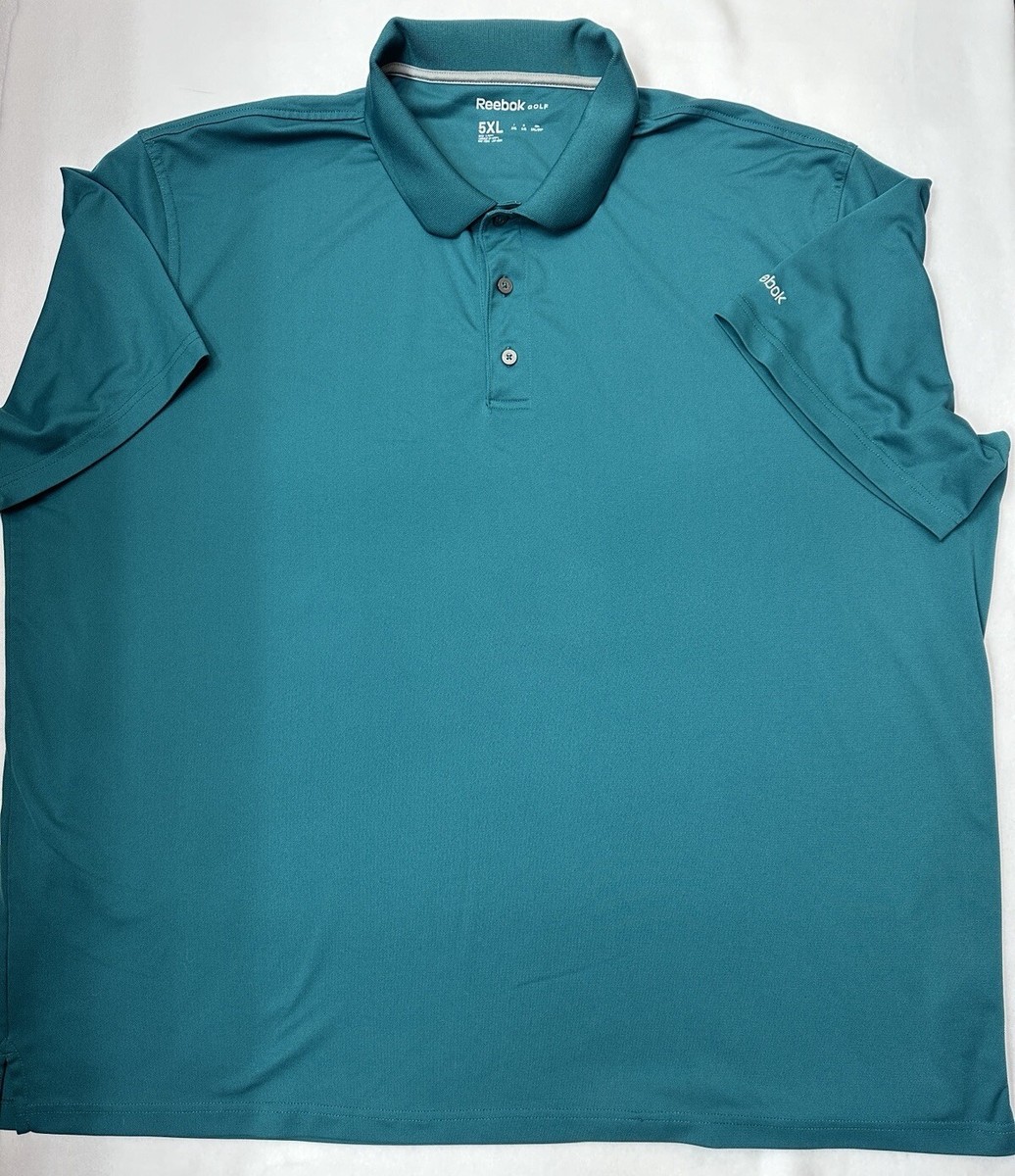 Reebok Golf Polo Shirt Mens XL Play Dry Performance Green