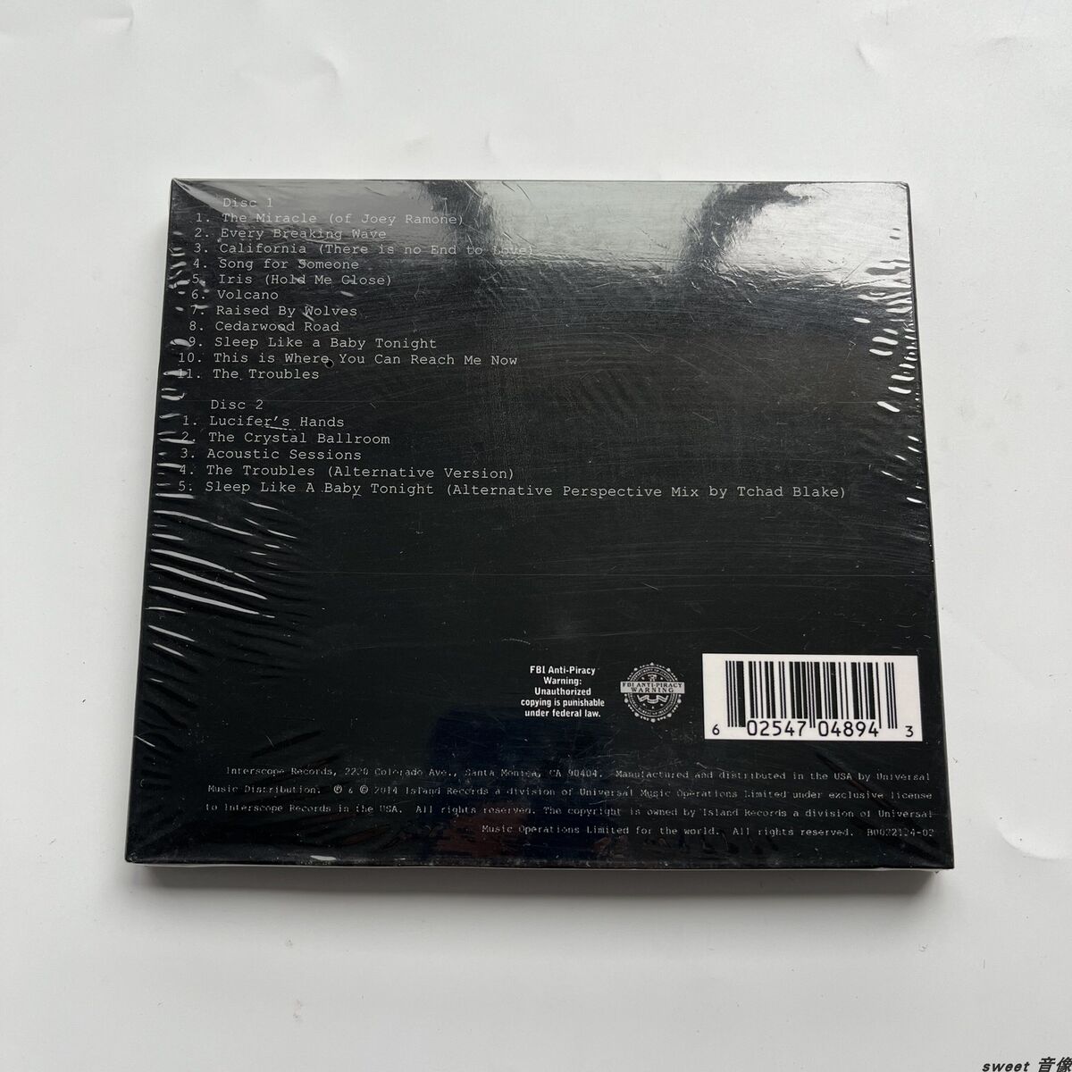 U2 – Songs Of Innocence B0022124-02 US 2CD, Album, Deluxe U2 – Songs Of Innocence B0022124-02 US 2CD, Album, Deluxe