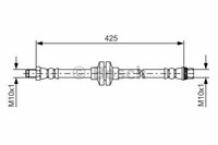 Bosch Bremsschlauch Vorne FüR Renault Grand ScÉNic Megane CC III ScÉNic III