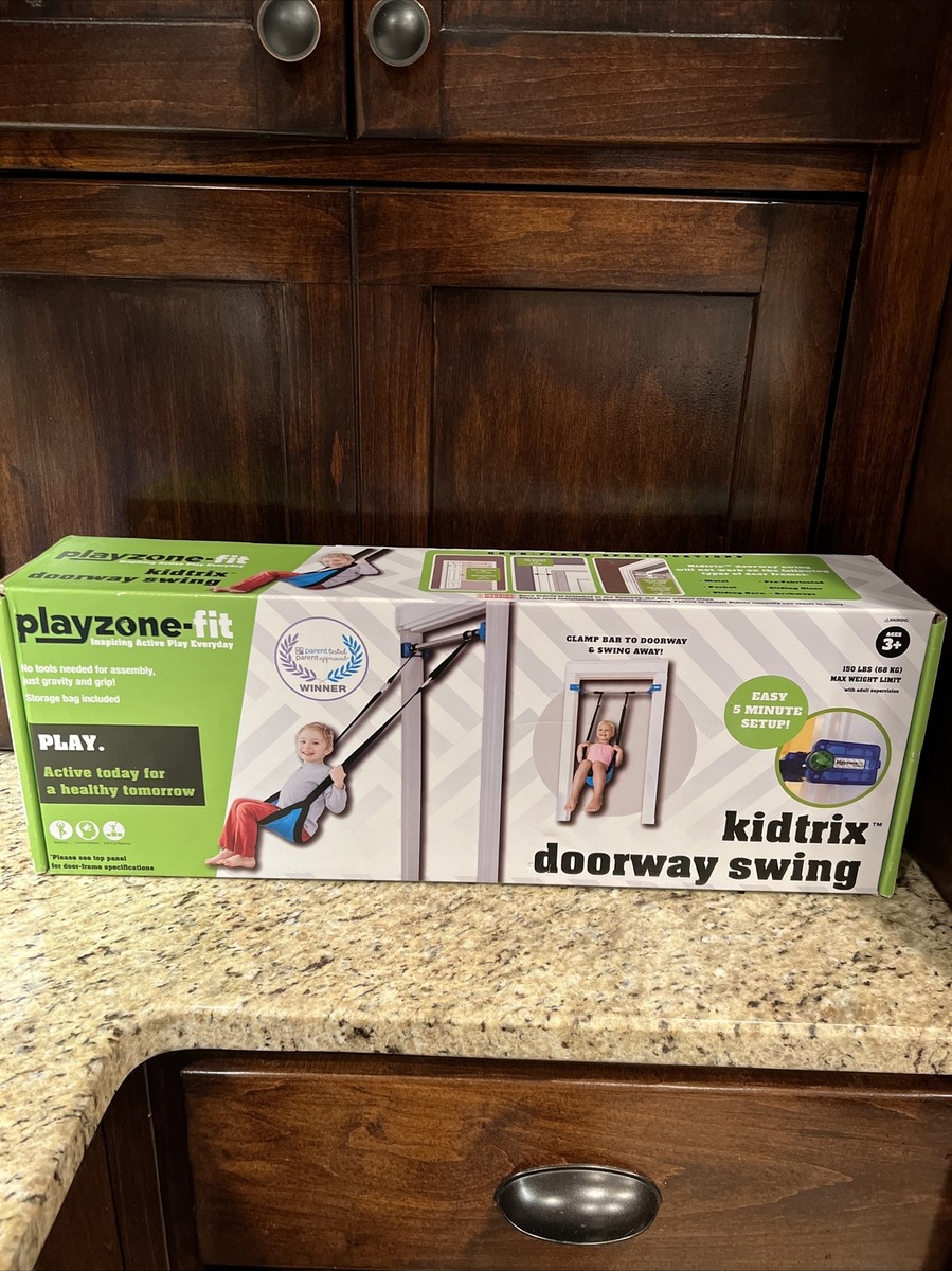 NEW Playzone-fit Kidtrix Doorway Swing Kit for Kids Weight Limit