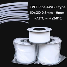 PTFE Tube Translucent Tubing ID x OD 0.3mm-9mm Pipe 150V for RepRap 3D Printer