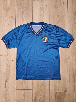 Maillot De Football Italie Vintage Domicile 1986-1990 - Taille M - Occasion Bon état