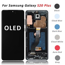 OLED Display LCD Touch Screen For Samsung Galaxy S20 Plus Replace Frame Assembly