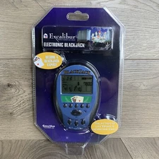 Excalibur Electronic Blackjack Handheld Game New 473-CS-EXC NiP