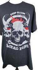 Deep Ellum Metal Fest 2016 Black Band T-Shirt 2 Sides Size M Dallas