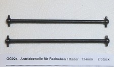 Albero motore KYOSHO GG024 124mm per mozzi ruota/ruote GigaCrusher Monster Truck