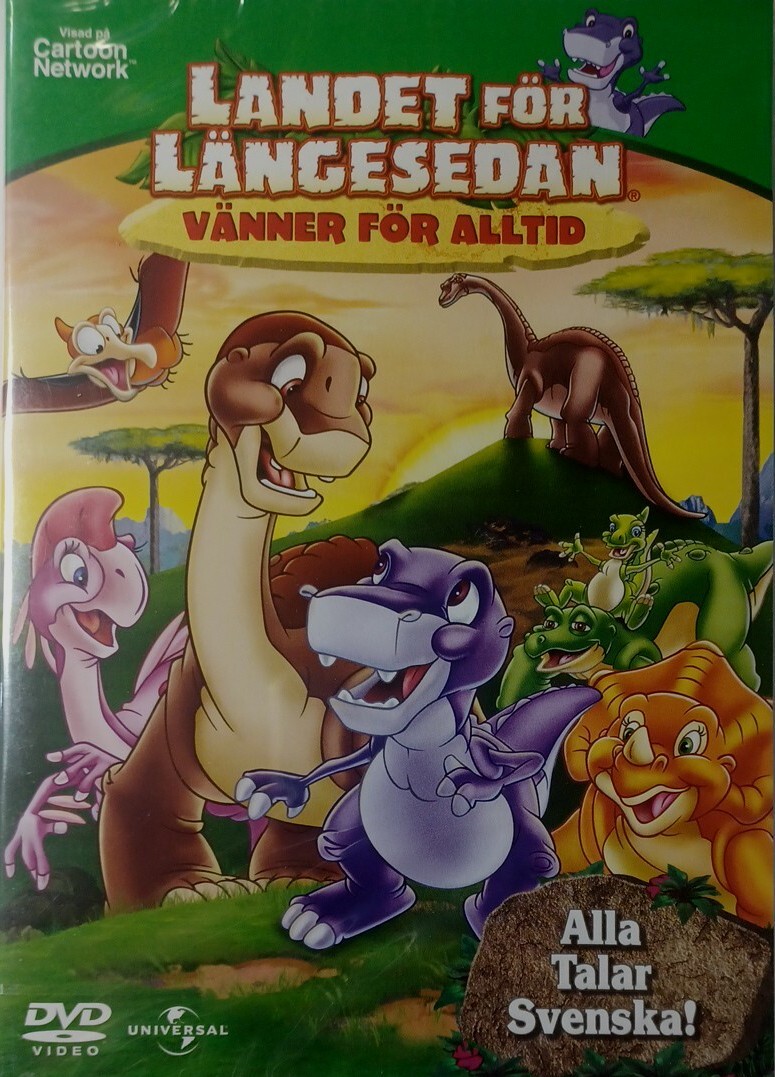 THE LAND BEFORE TIME THE GREAT VALLEY ADVENTURE DVD NEW SEALED SWEDISH IMPORT