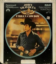 Urban Cowboy Part 1 2 1980 Vintage RCA CED Videodiscs TESTED WORKING