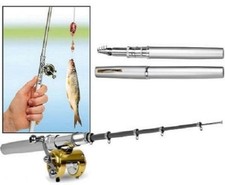 MINI CANNA DA PESCA ESTENSIBILE LA PIU' PICCOLA AL MONDO CON MULINELLO E LENZA 