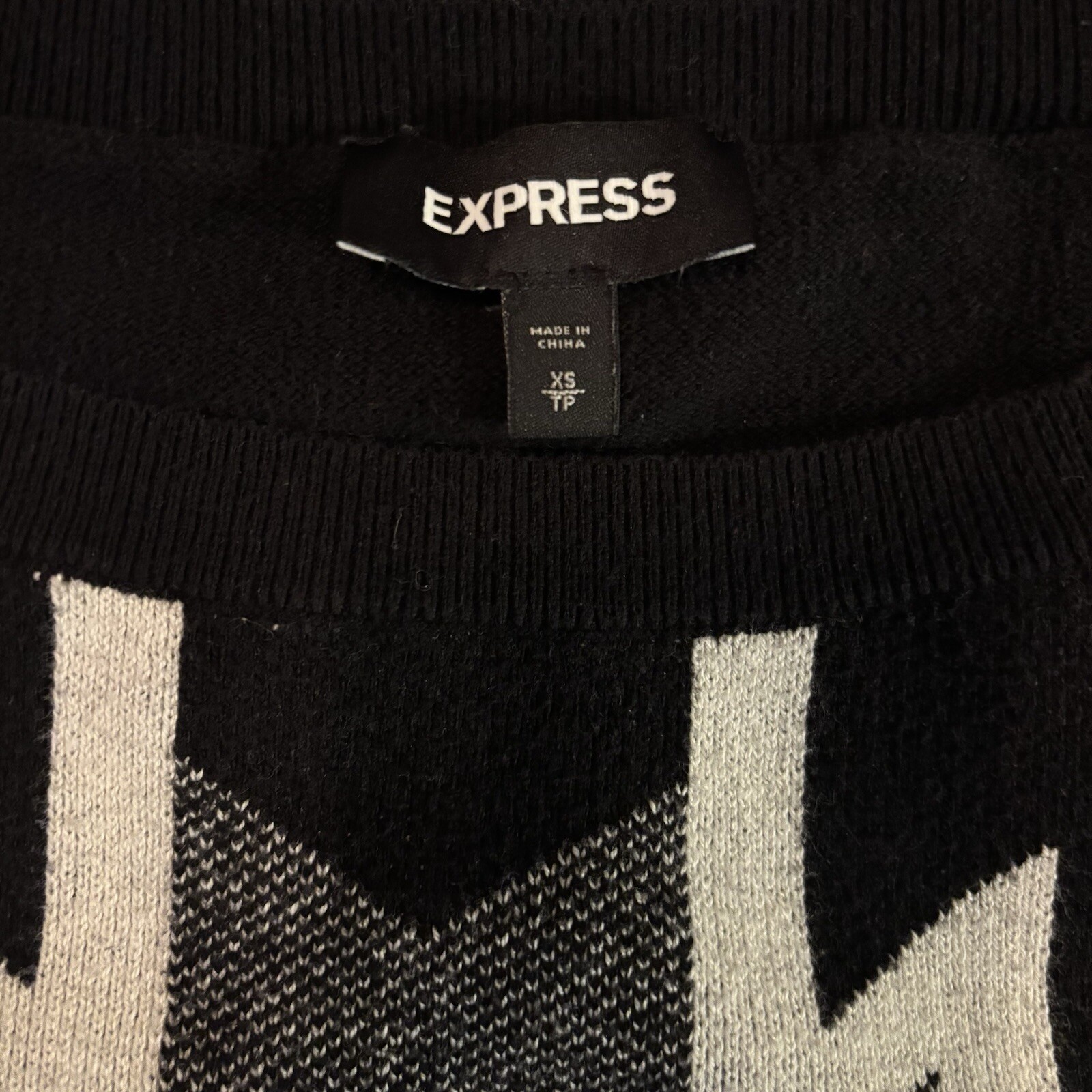 Express patterned Pullover Sweater - Size XS - image 6