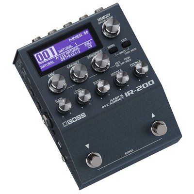 Boss Ir-200 Amp&Cabinet Processor 200 Watts 2.18 Pound IR-200 Gray 