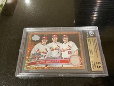 2011 Topps Update Cognac Diamond Anniversary #US260a Matt Holliday BGS 9.5 pop 1