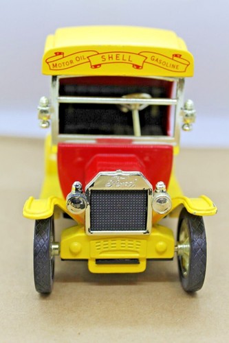 1912 Replica Model-T SHELL Delivery Car Bank With Key - Picture 6 of 12