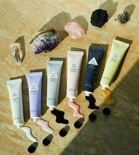 PURE AURA Premium Glitter Peel-Off Charcoal Face Mask Purifies Full Size New - Picture 5 of 6