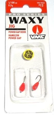 VMC 1/100-#12 Waxy Glow Jigs (Glow Red-2 per pack)