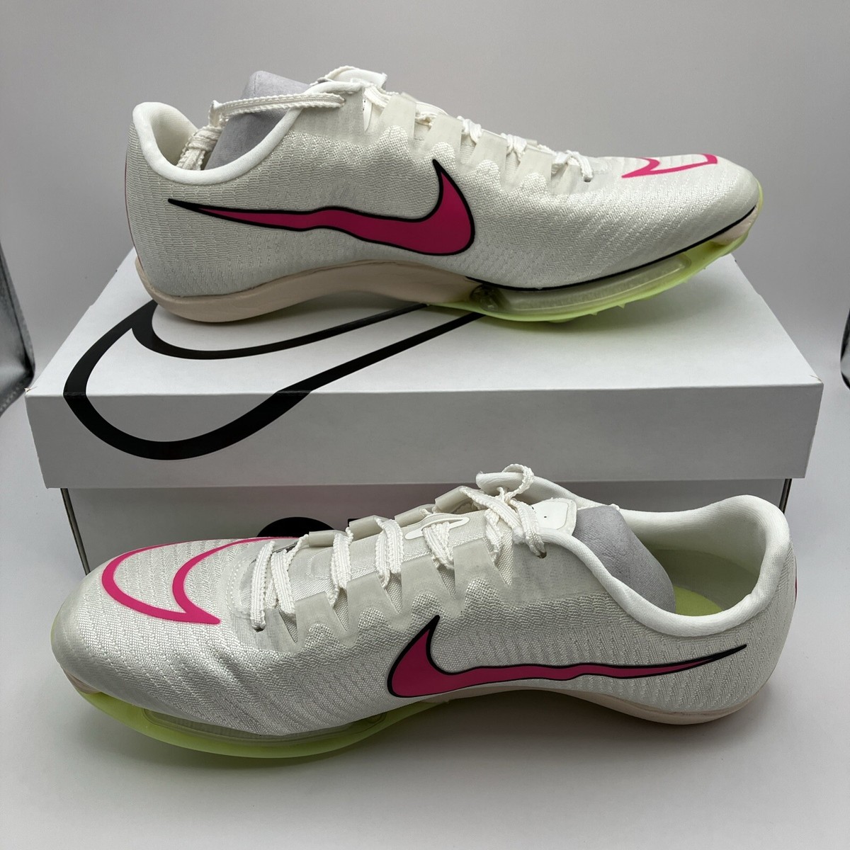 Nike Men's Size 7.5 Air Zoom Maxfly Track Spikes Sail Fierce