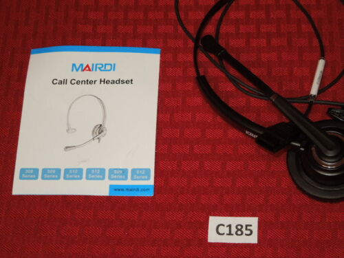 MAIRDI Corded RJ9 Telephone Headset Noise Cancelling Microphone Headset Only - Picture 2 of 5
