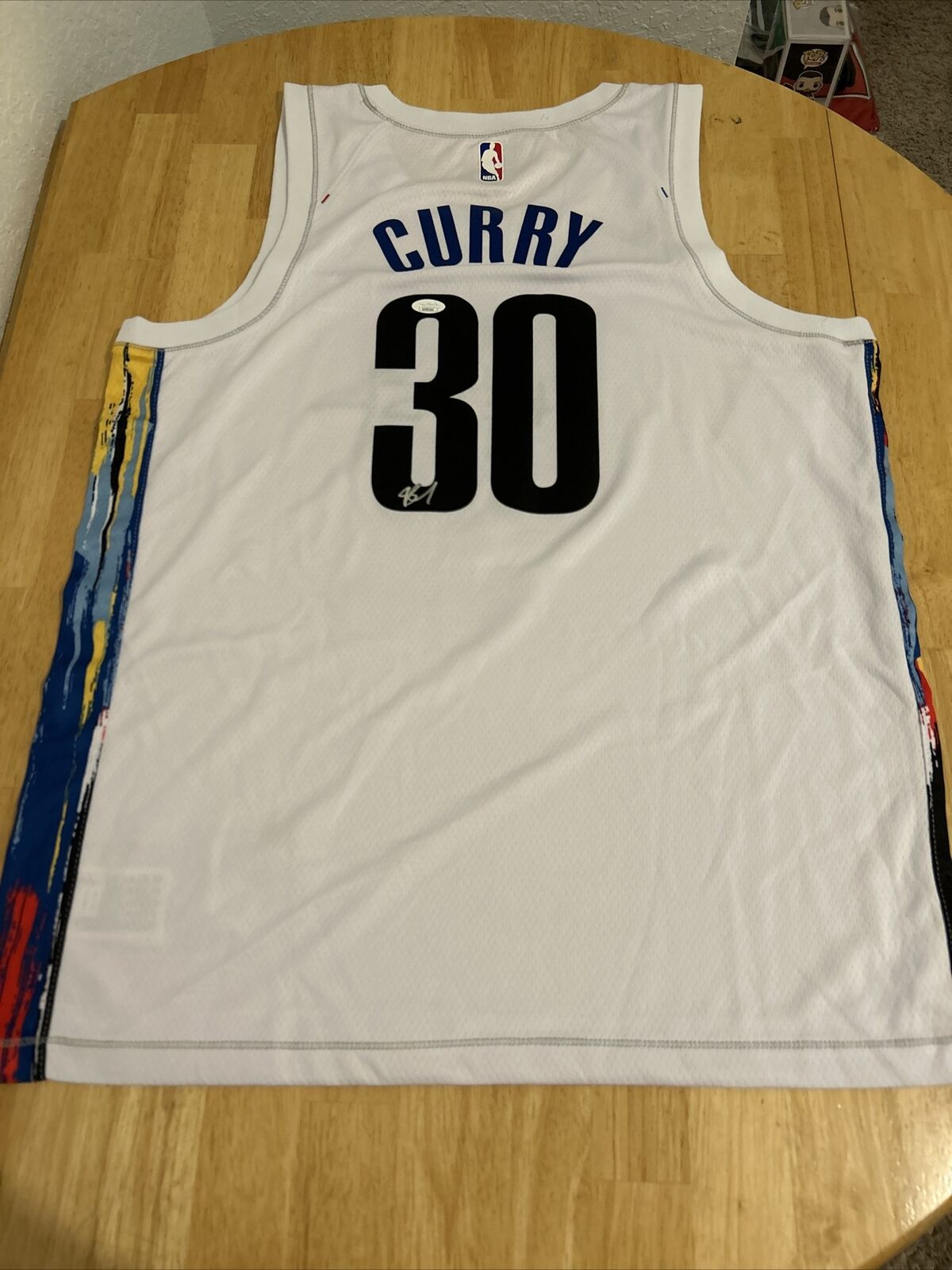 Seth Curry Brooklyn Nets Autographed Jersey JSA Certified