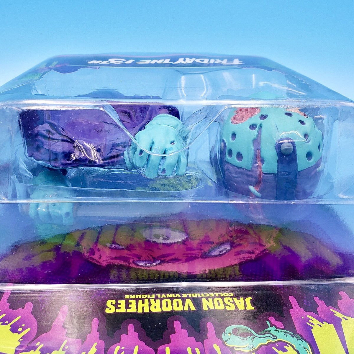 Jason Voorhees Mondoids Vinyl Figure Blue NES 8-Bit Designer Con