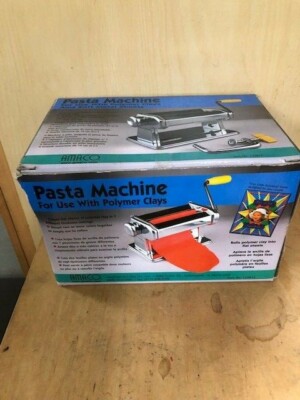 NEW SEALED AMACO Craft Clay Machine-Clay/Pasta/Soft Metal w/9 Thickness Settings