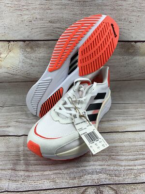 Adidas Mens White Adizero Boston 10 FY4079 Athletic Sneaker Shoes Size US 9 adidas Adizero Boston 9 White Scarlet for Sale  main image 4