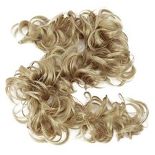 Hairpiece Hair Wrap Heat-resistant Synthetic Fibres Curly blonde 15 HW17