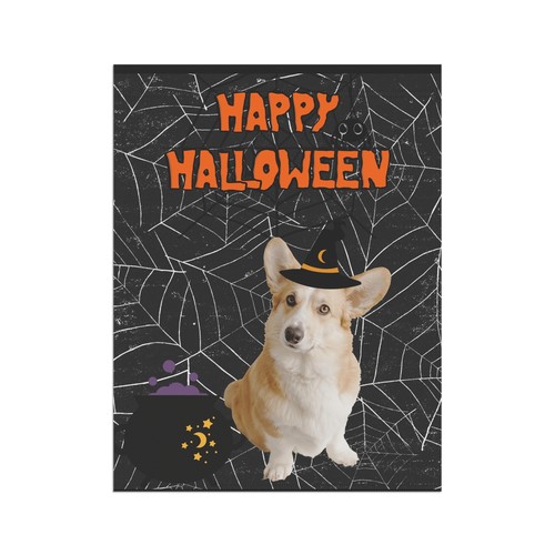 Halloween Corgi Garten & Haus Flagge - 2 Größen - tolles Geschenk für Corgi Besitzer! - Bild 4 von 11