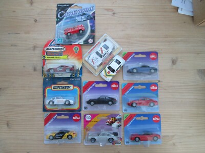 Konvolut Siku Modell Porsche (7 Siku plus 4 weitere Marken inkl Matchbox)