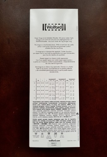 NUEVO Tanga Wolford Terciopelo Talla XS Negro - Imagen 2 de 3