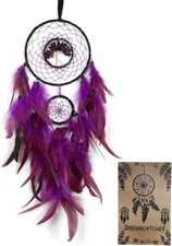 Dream Catcher, Handmade Dreamcatcher with Healing Crystal Stone, Tree of Life Dr