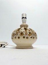 Mid Century Keramik Lampe Waben 60er Jahre funktionst&uuml;chtig und PAT gepr&uuml;ft