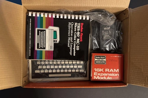 Radio Shack TRS-80 Micro Color Computer MC-10 Model 26-301 With 16K Ram Module