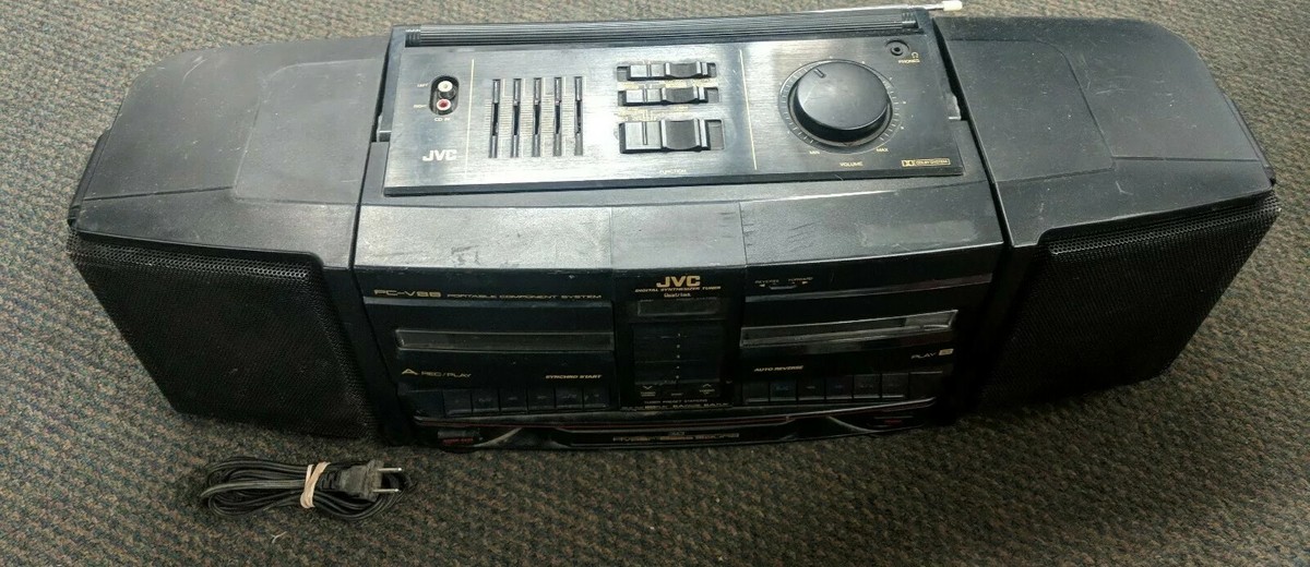 BOOMBOX JVC PC-150L Mini chaine portable STEREO BOOMBOX GHETTOBLASTER