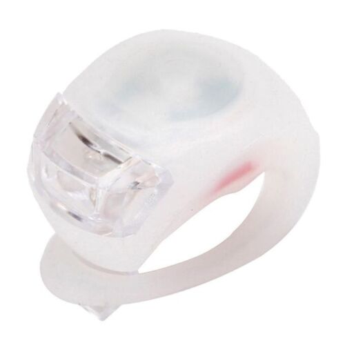 New Bike Cycling Single LED Front/Rear Light Waterproof White D101UUU