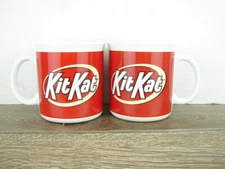 Galerie Hersheys Kit Kat  12 Ounce Ceramic Coffee Cups Mugs Set of 2